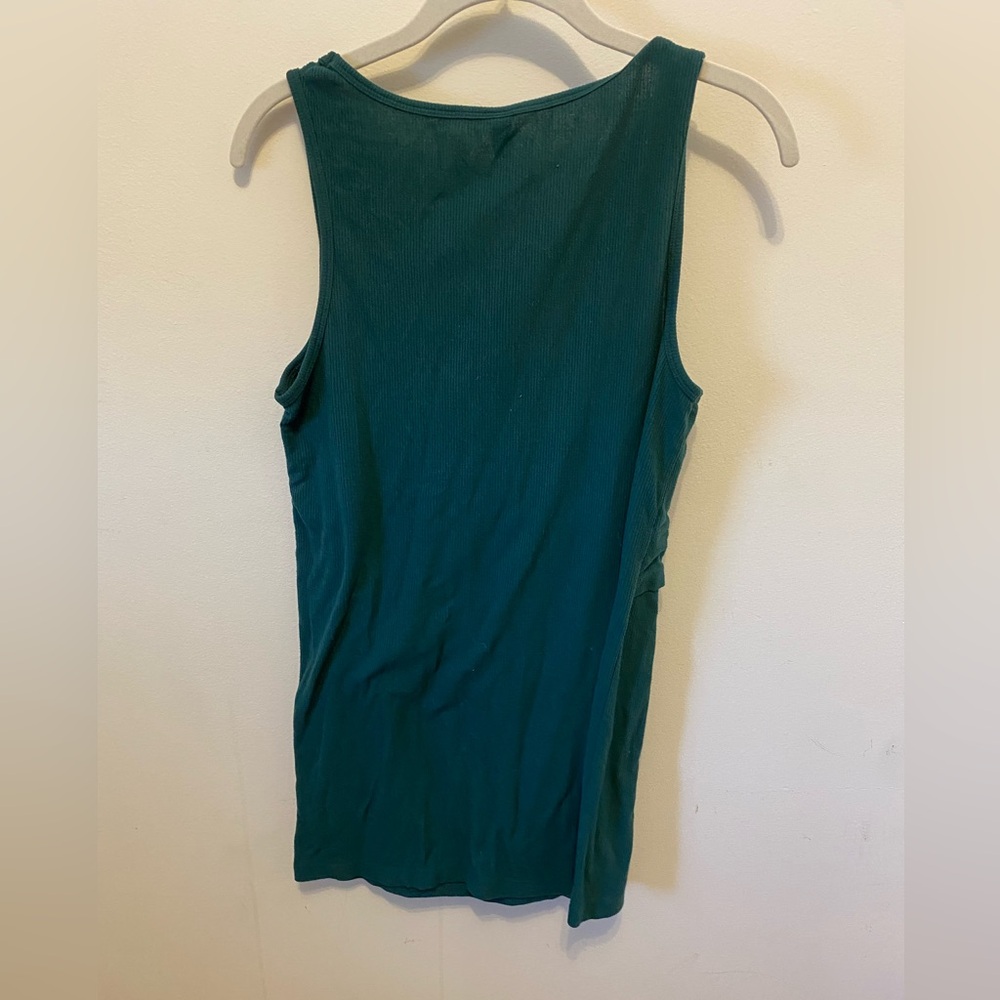 Latched Mama ribbed nursing tank emerald green size medium - Picture 4 of 4